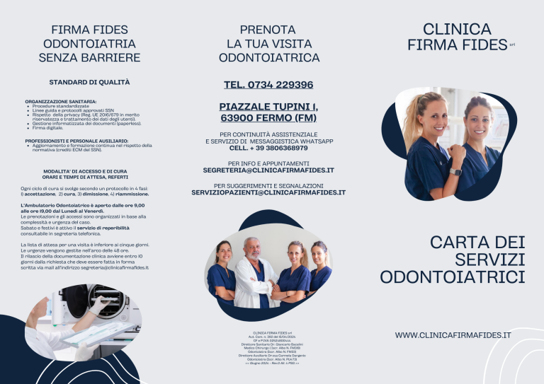 CARTA DEI SERVIZI ODONTOIATRICI